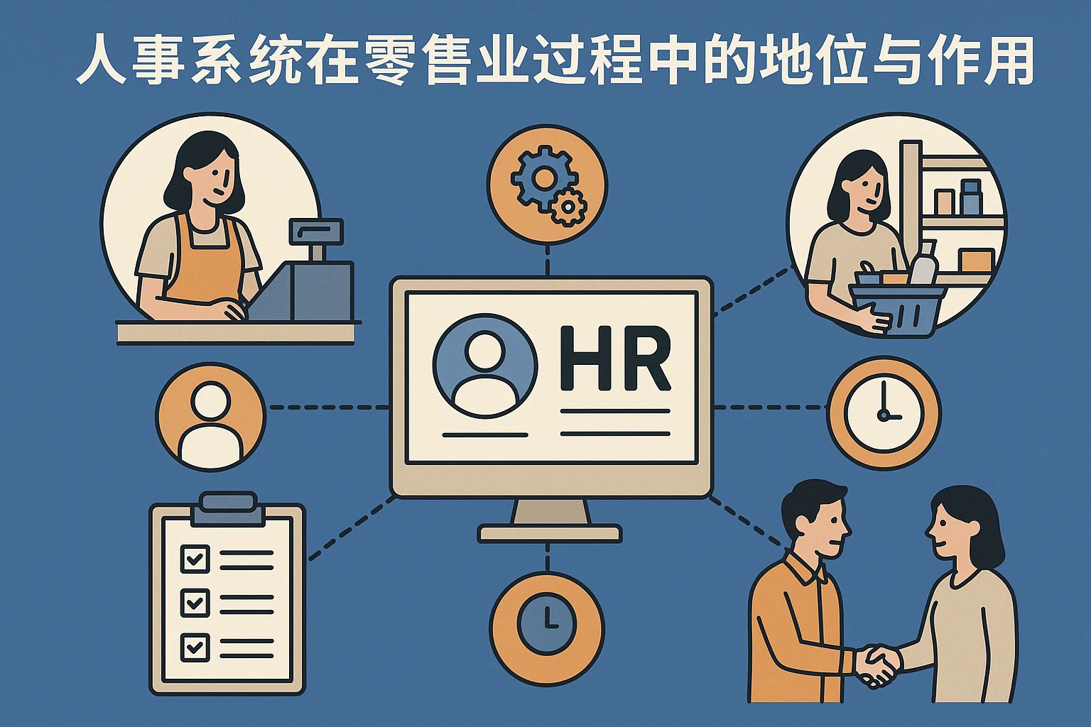 人事系统在零售业过程中的地位与作用