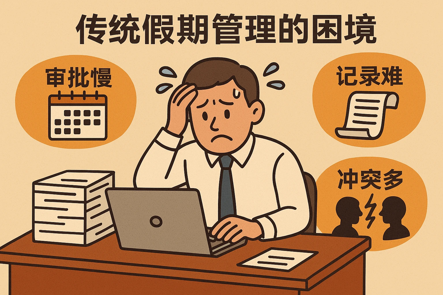 传统假期管理的困境