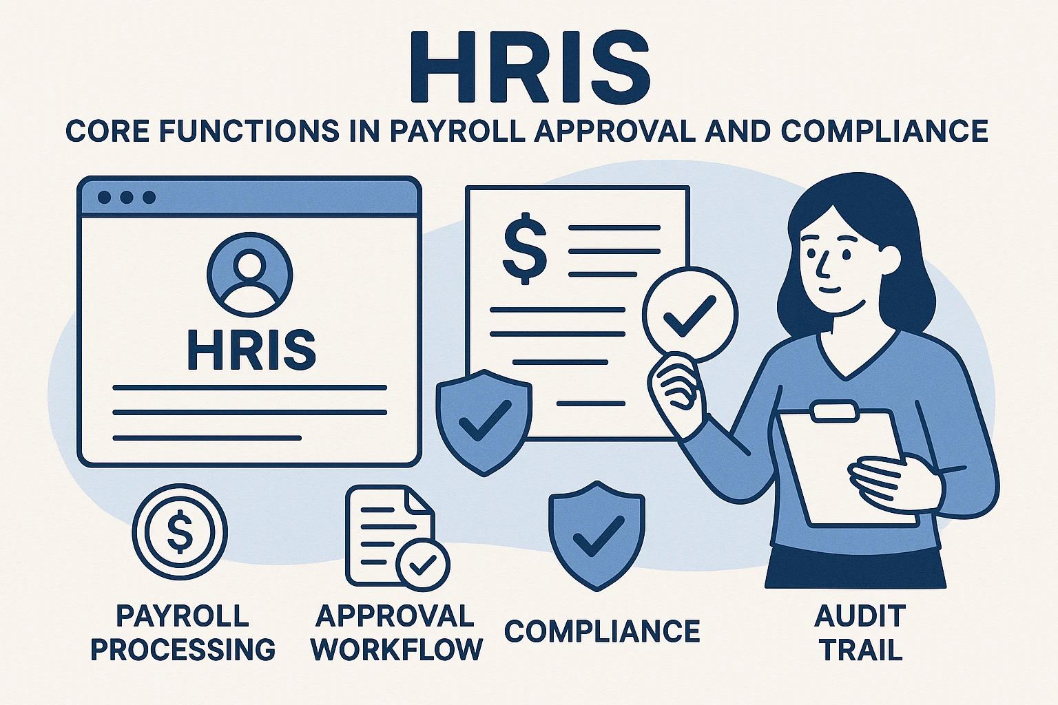 人力资源系统（HRIS）在工资审批与合规中的核心功能