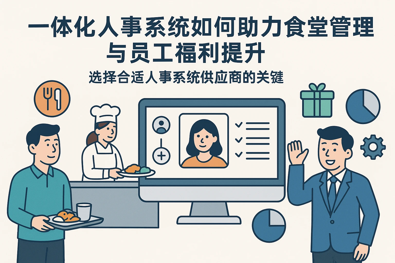 一体化人事系统如何助力企业食堂管理与员工福利提升 —— 选择合适人事系统供应商的关键