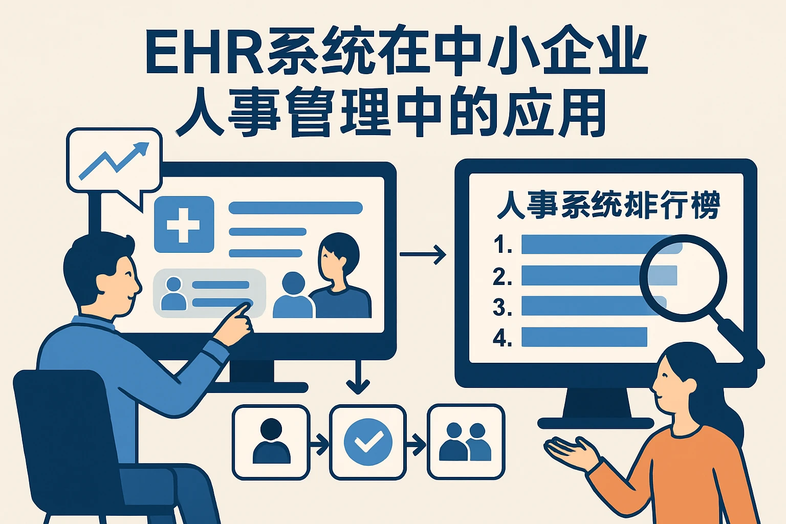 EHR系统在中小企业人事管理中的应用与人事系统排行榜深度解析