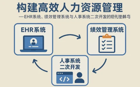 构建高效人力资源管理——EHR系统、绩效管理系统与人事系统二次开发的现代理解与实践