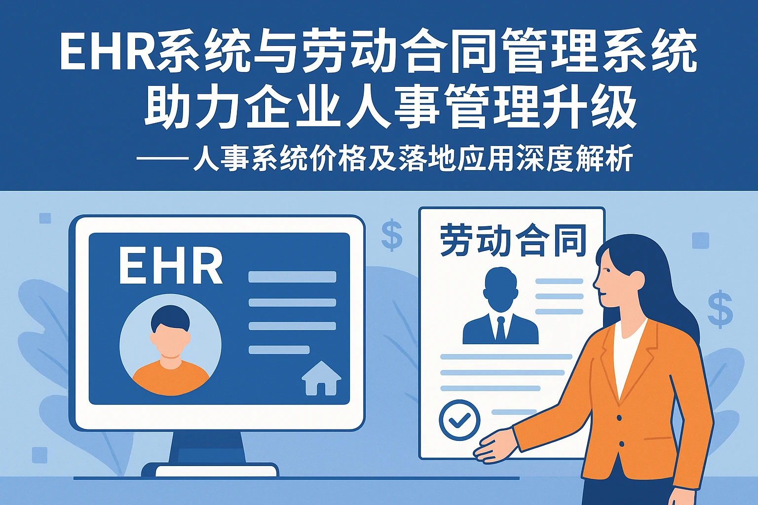 EHR系统与劳动合同管理系统助力企业人事管理升级——人事系统价格及落地应用深度解析