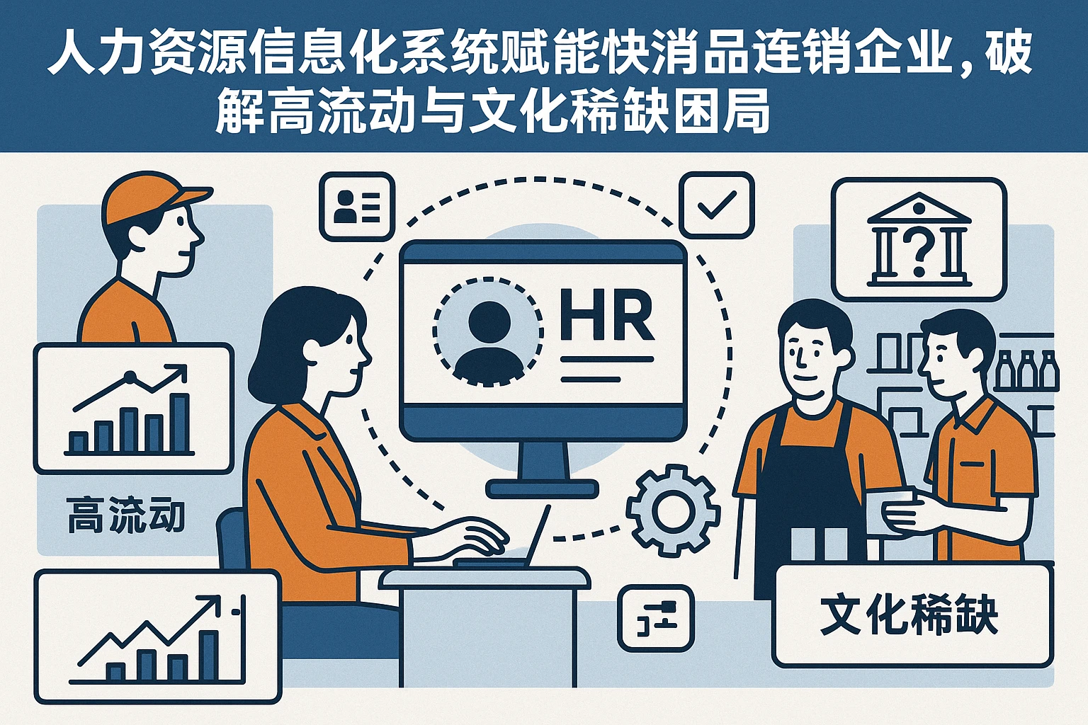 人力资源信息化系统赋能快消品连锁企业，破解高流动与文化稀缺困局
