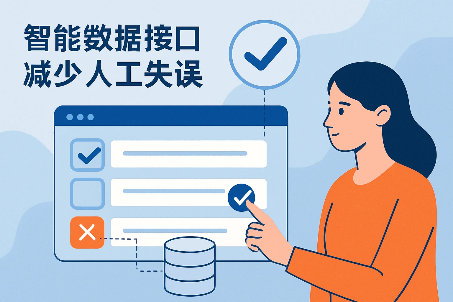智能数据接口减少人工失误