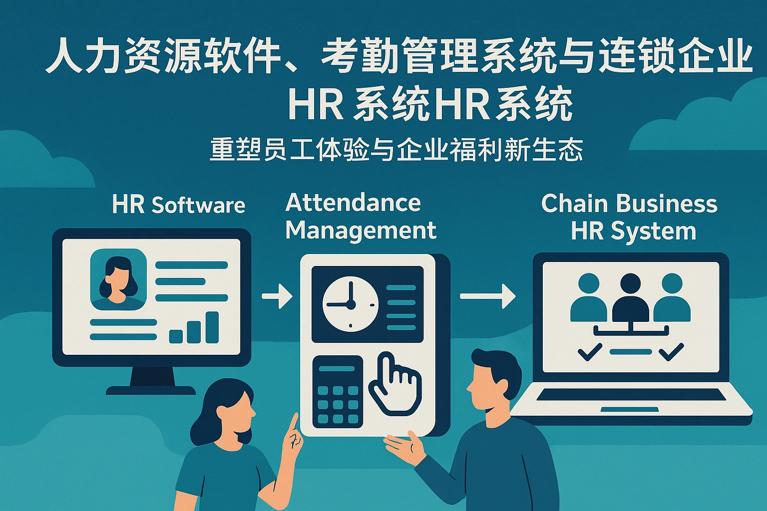 人力资源软件、考勤管理系统与连锁企业HR系统:重塑员工体验与企业福利新生态