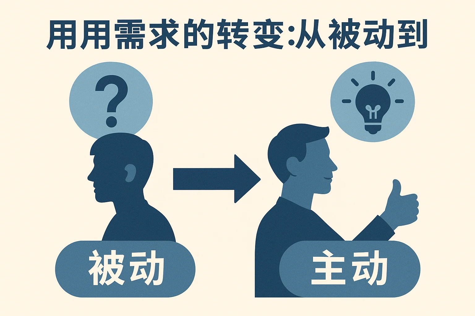 用户需求的转变：从被动到主动