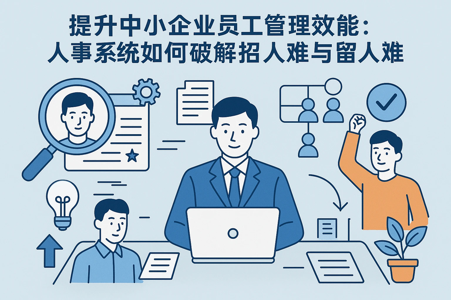 提升中小企业员工管理效能：人事系统如何破解招人难与留人难题