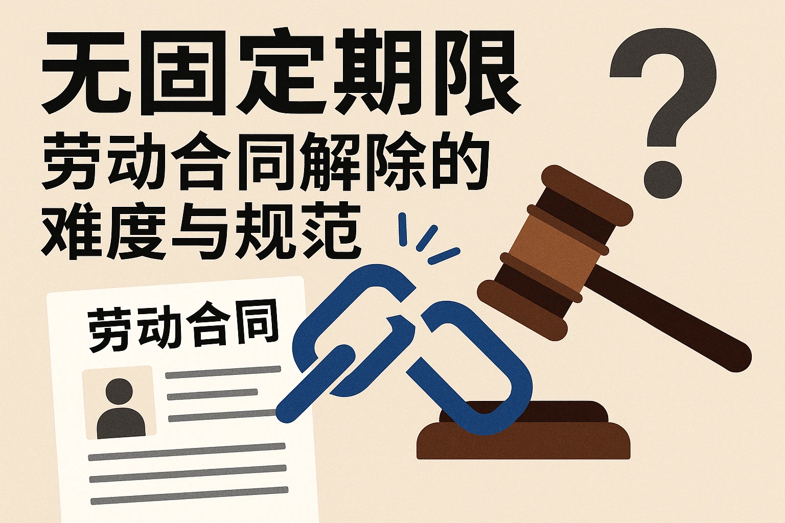无固定期限劳动合同解除的难度与规范