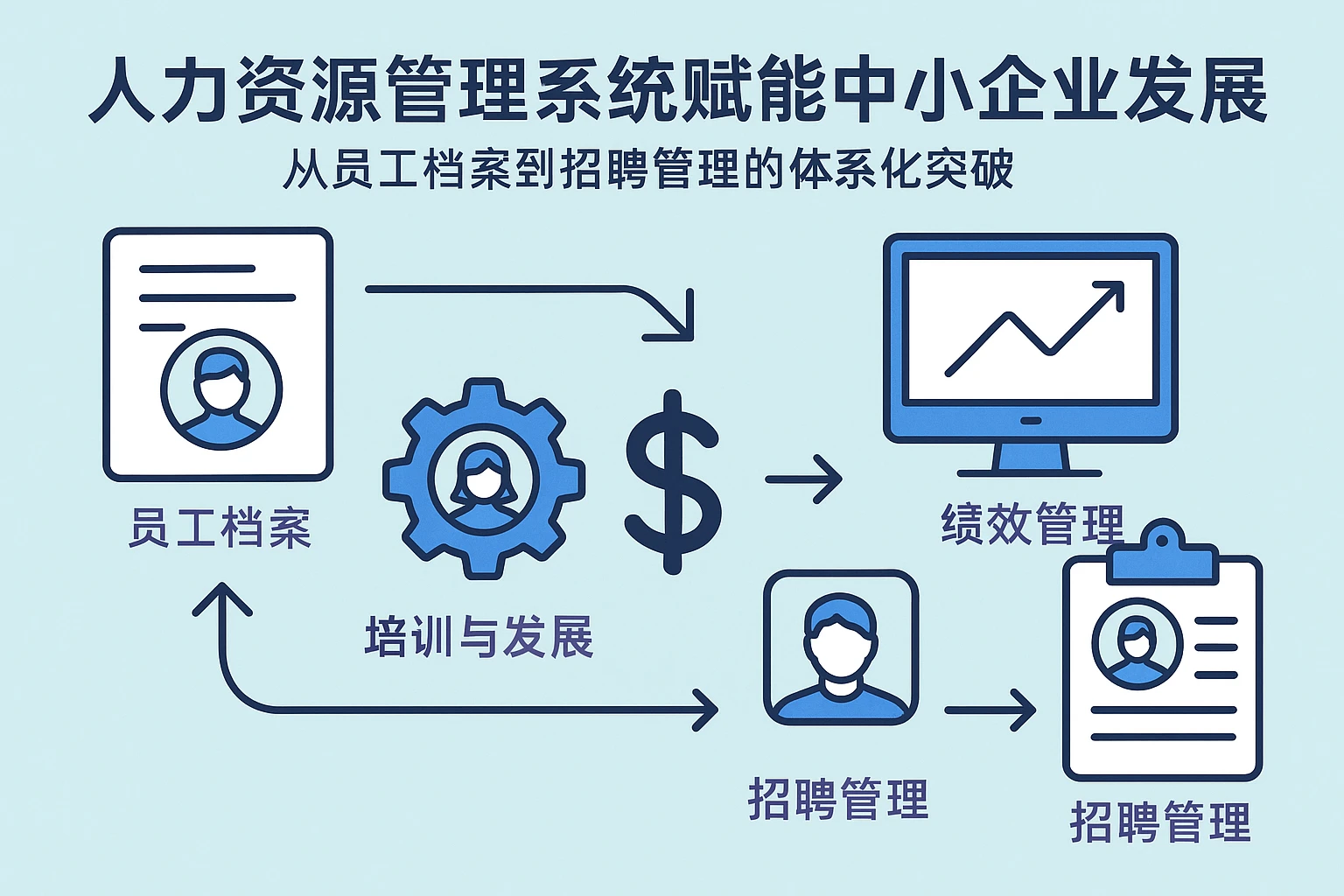 人力资源管理系统赋能中小企业发展——从员工档案到招聘管理的体系化突破