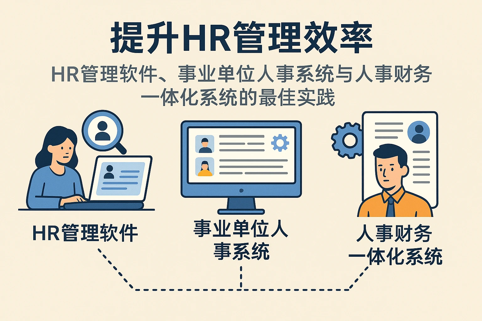提升HR管理效率：HR管理软件、事业单位人事系统与人事财务一体化系统的最佳实践