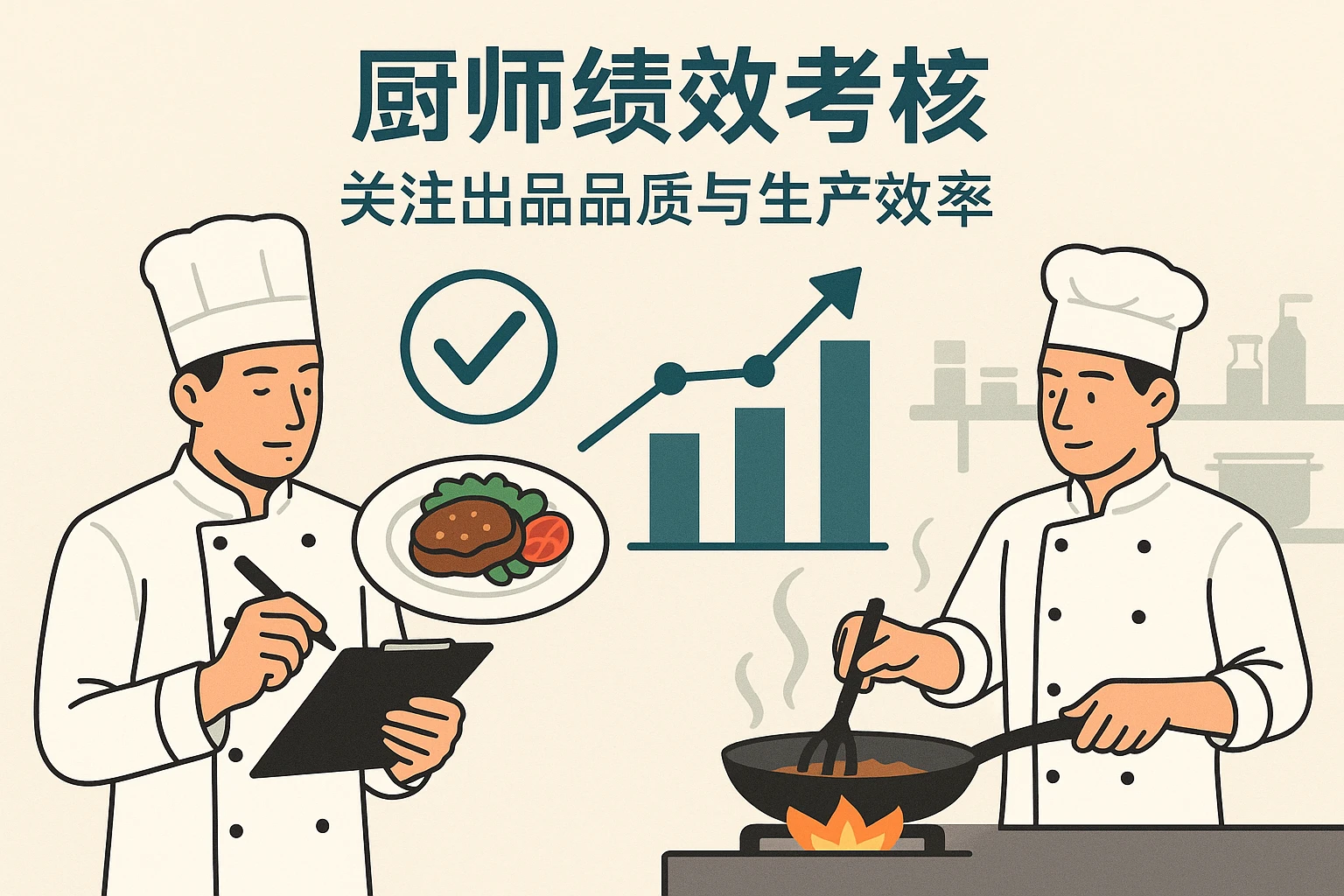 厨师绩效考核：关注出品品质与生产效率