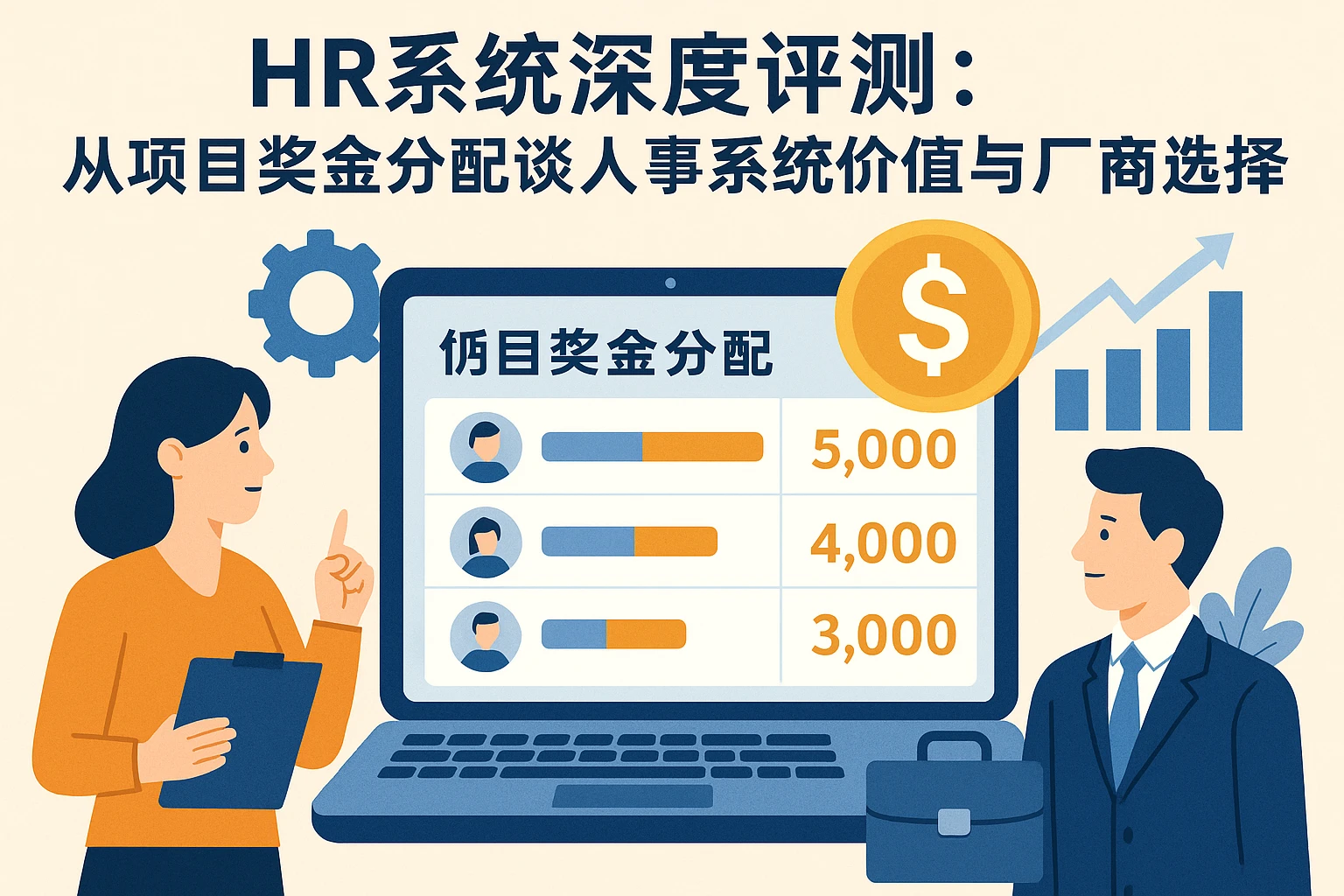 HR系统深度评测：从项目奖金分配谈人事系统价值与厂商选择