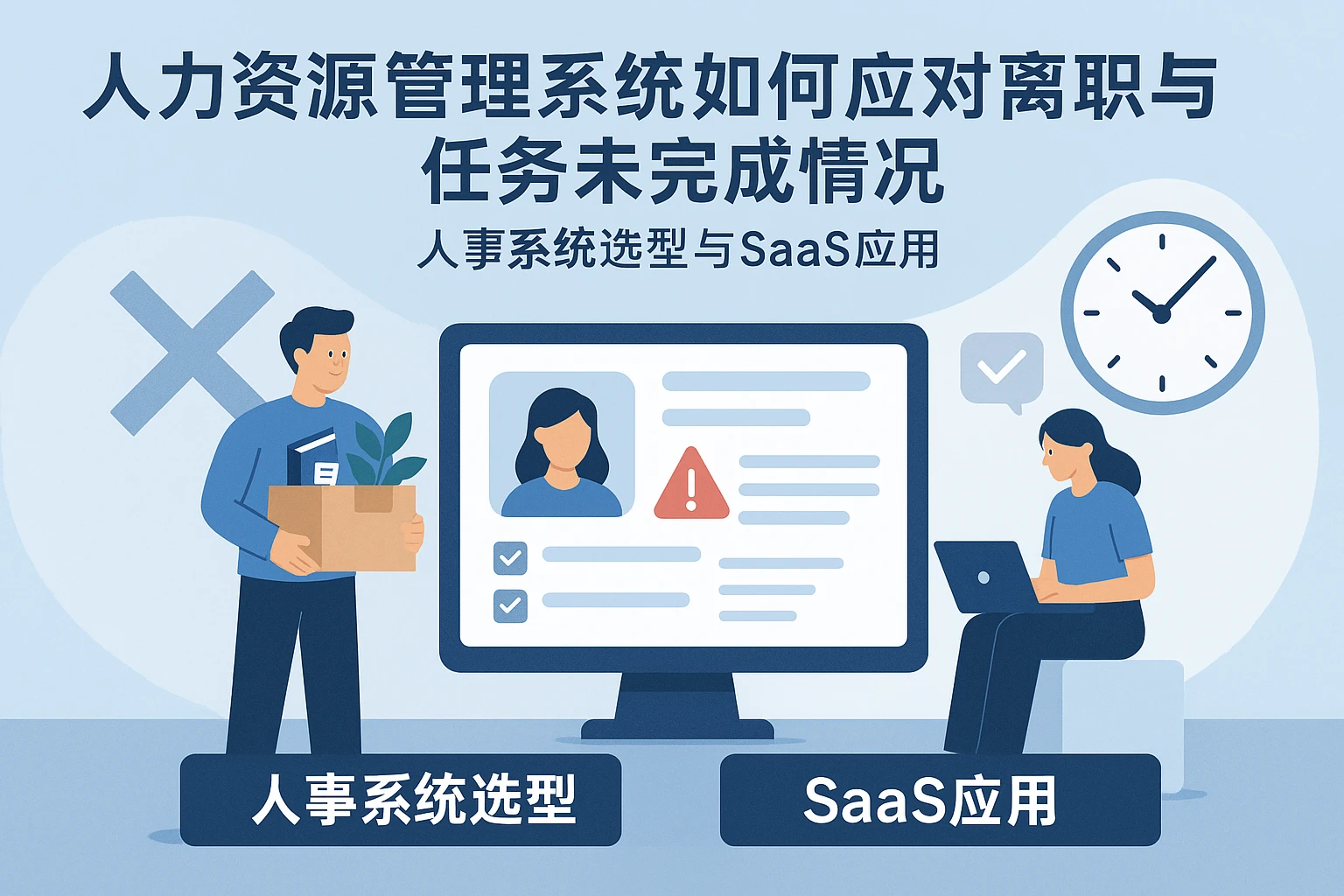 人力资源管理系统如何应对离职与任务未完成情况——人事系统选型与SaaS应用