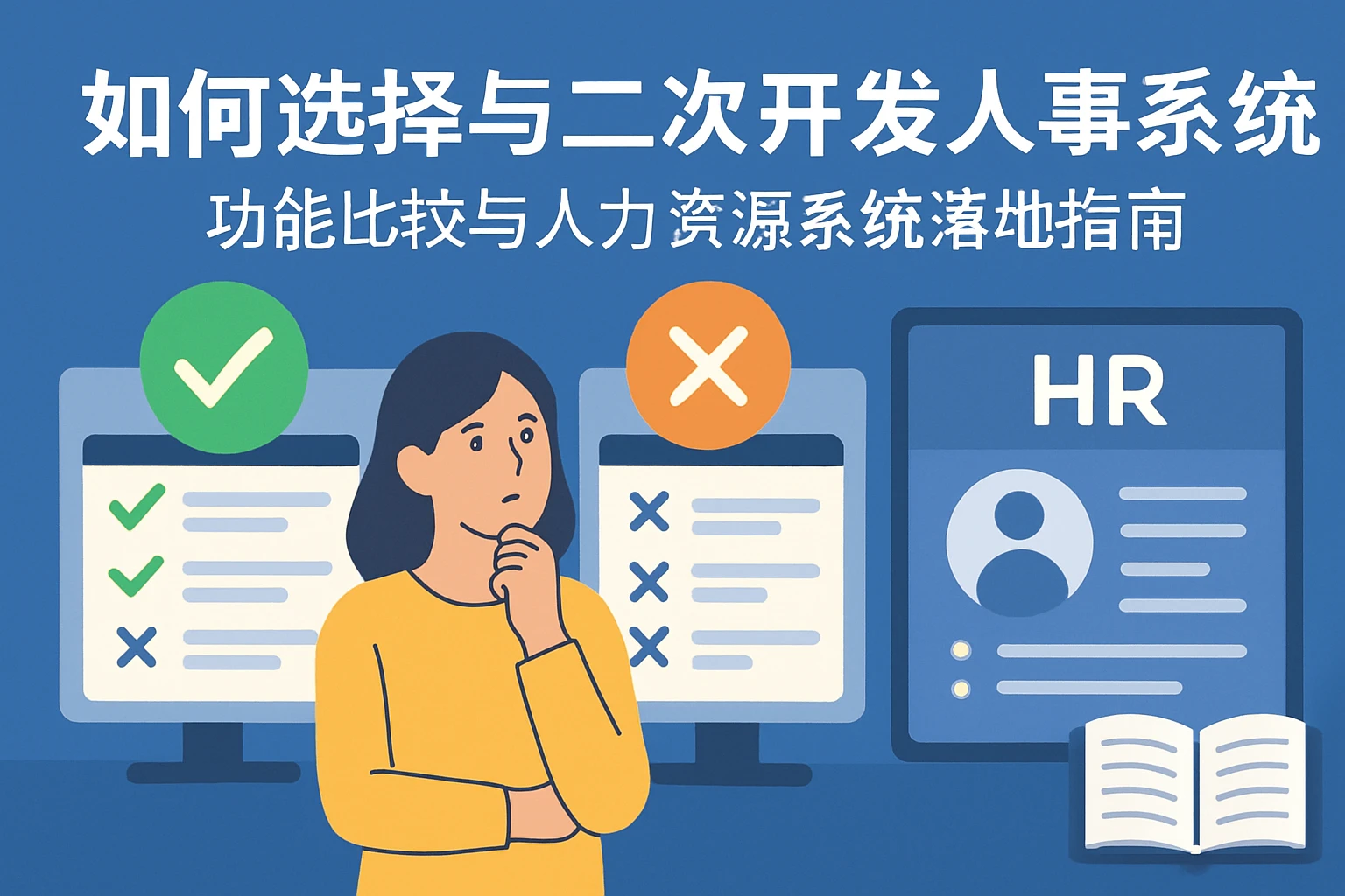 如何选择与二次开发人事系统：功能比较与人力资源系统落地指南