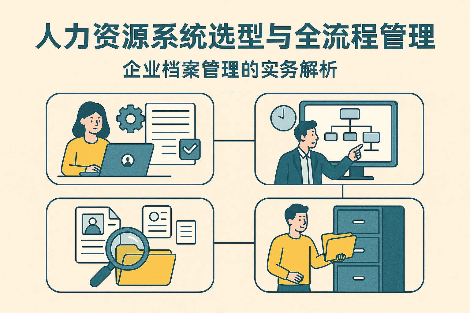 人力资源系统选型与全流程管理：企业档案管理的实务解析