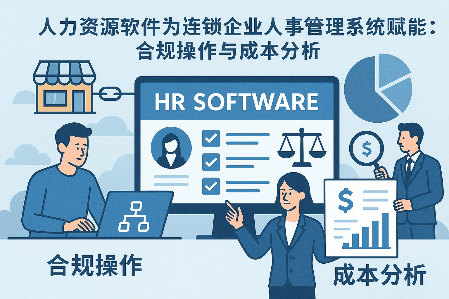 人力资源软件为连锁企业人事管理系统赋能：合规操作与成本分析