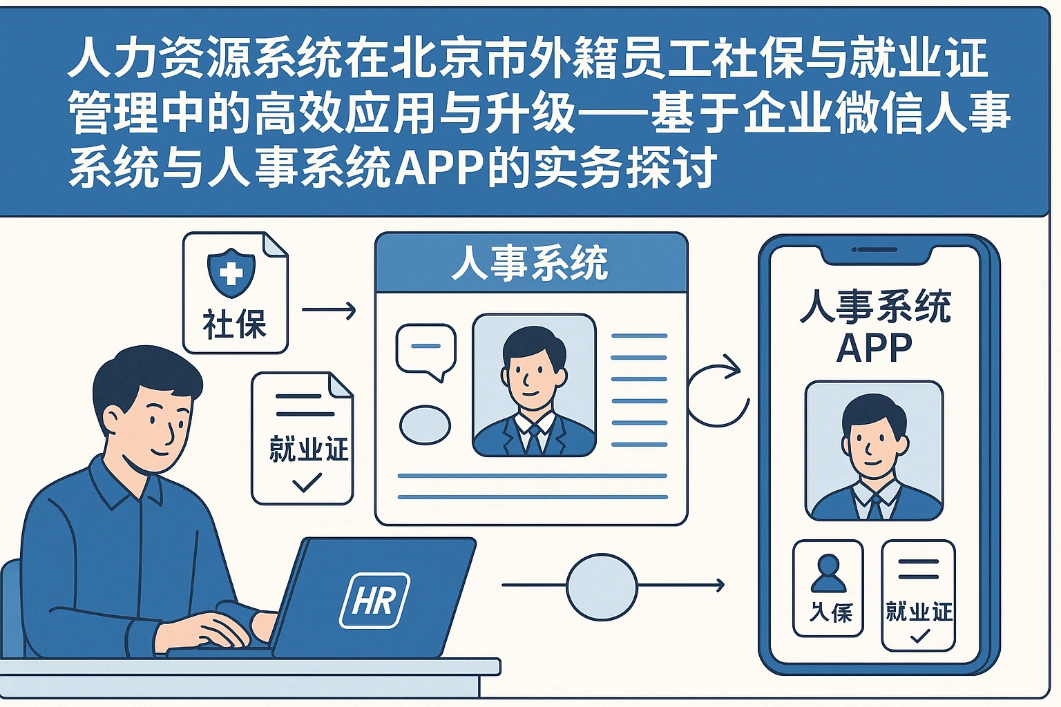 人力资源系统在北京市外籍员工社保与就业证管理中的高效应用与升级——基于企业微信人事系统与人事系统APP的实务探讨