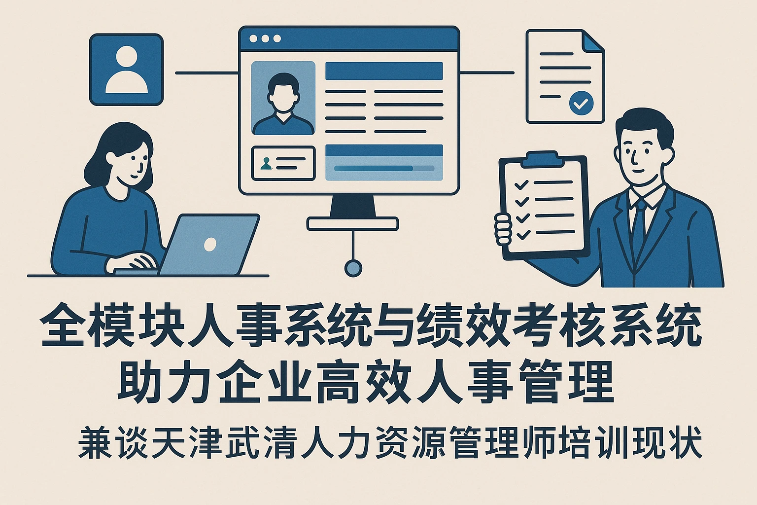 全模块人事系统与绩效考核系统助力企业高效人事管理——兼谈天津武清人力资源管理师培训现状