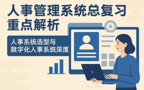 人事管理系统总复习重点解析：人事系统选型与数字化人事系统深度剖析