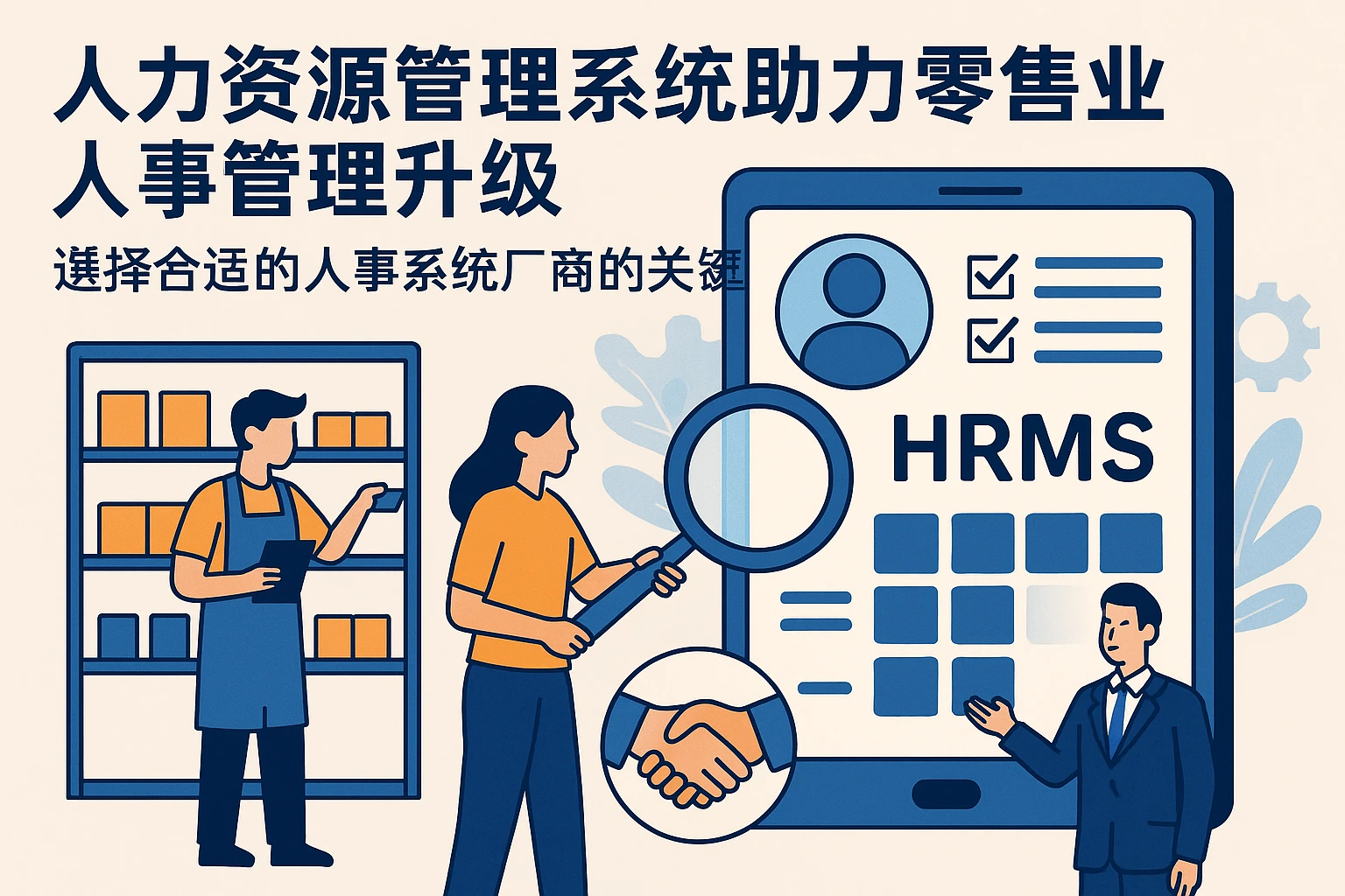 人力资源管理系统助力零售业人事管理升级——选择合适的人事系统厂商的关键