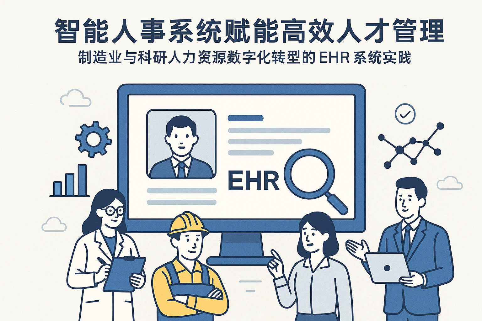 智能人事系统赋能高效人才管理——制造业与科研人力资源数字化转型的EHR系统实践