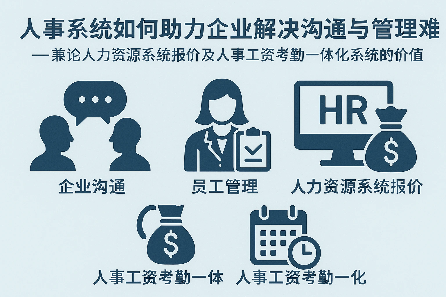 人事系统如何助力企业解决沟通与管理难题——兼论人力资源系统报价及人事工资考勤一体化系统的价值