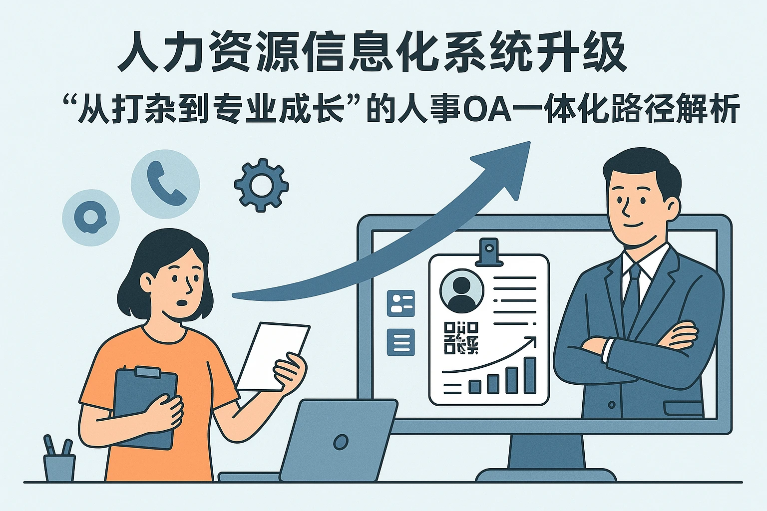 人力资源信息化系统升级：从打杂到专业成长的人事OA一体化路径解析