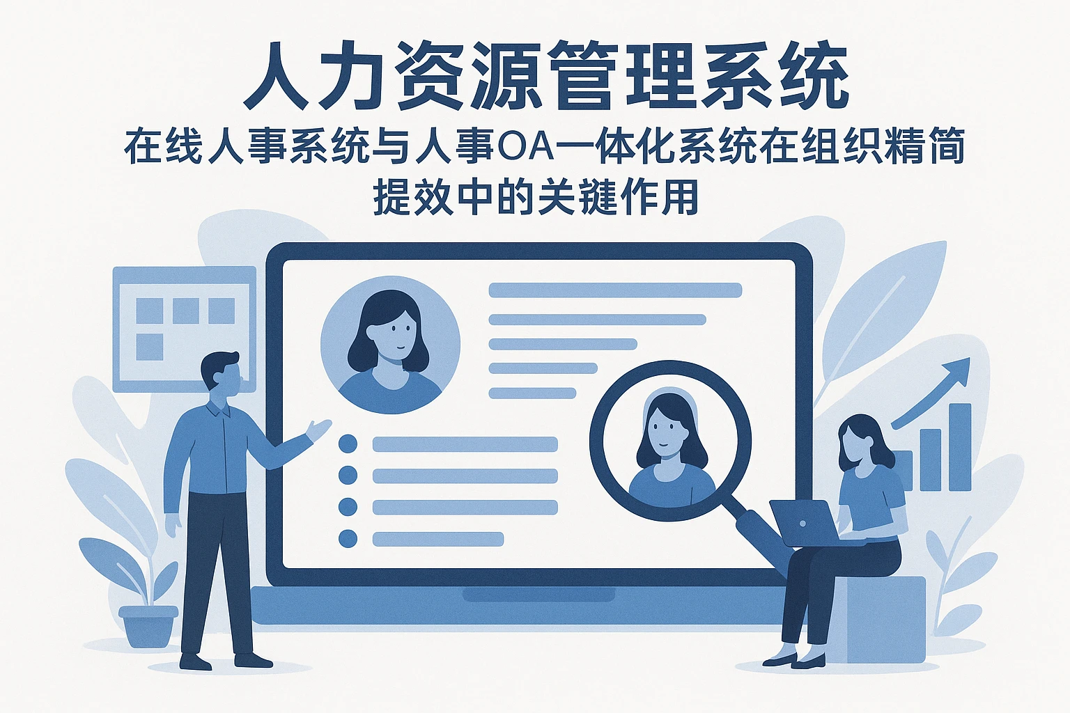 人力资源管理系统：在线人事系统与人事OA一体化系统在组织精简提效中的关键作用
