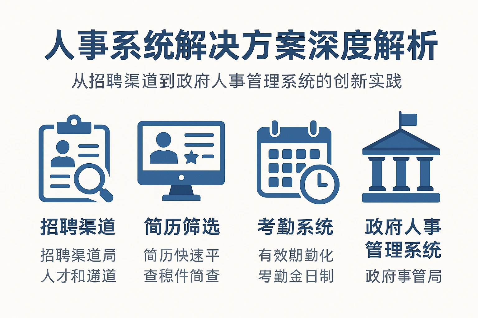 人事系统解决方案深度解析：从招聘渠道到政府人事管理系统的创新实践