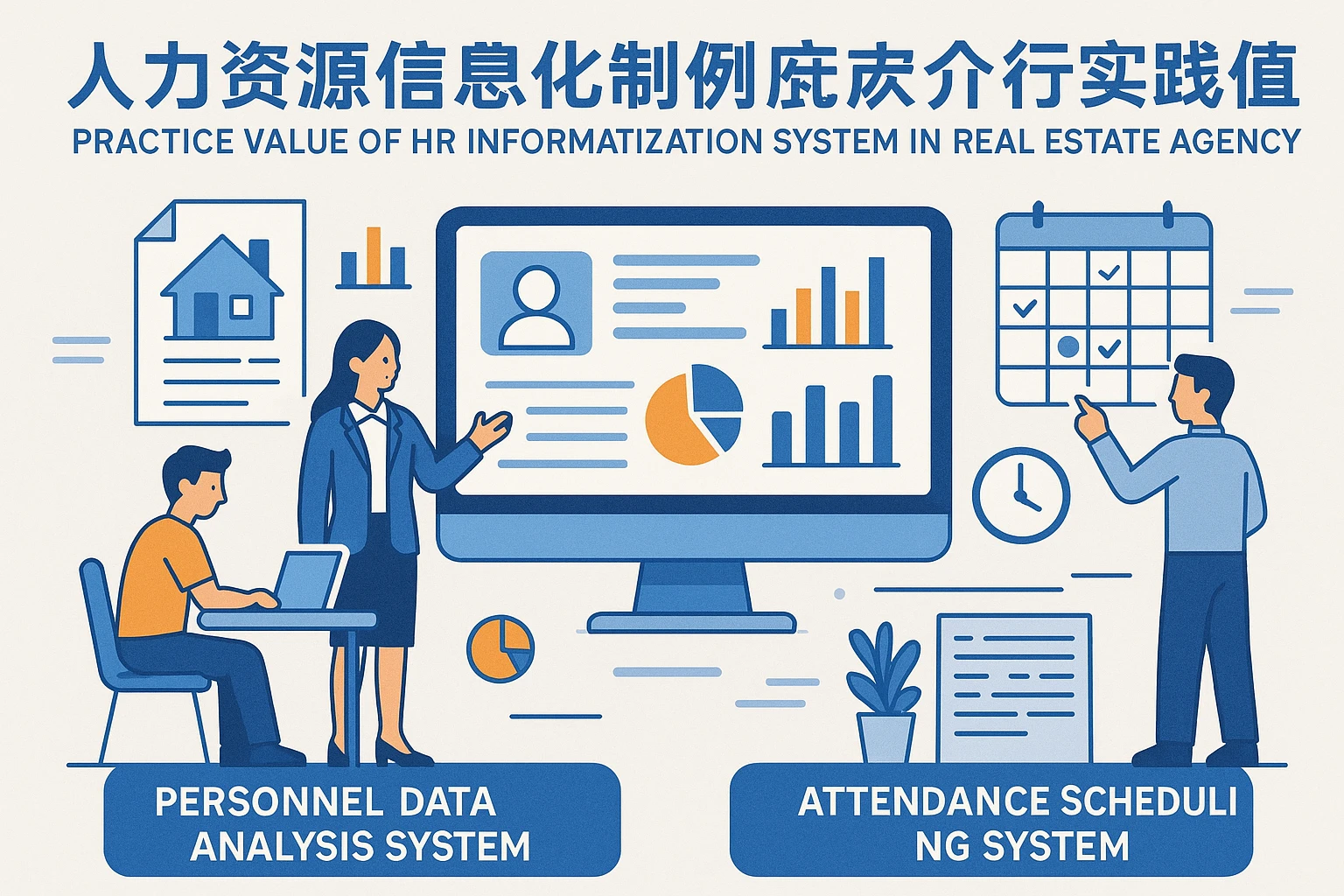 人力资源信息化系统在房产中介行业的实践价值——以人事数据分析系统与考勤排班系统为核心