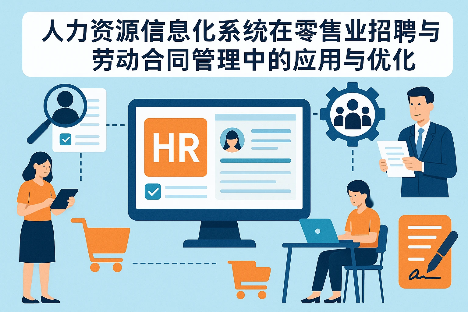 人力资源信息化系统在零售业招聘与劳动合同管理中的应用与优化