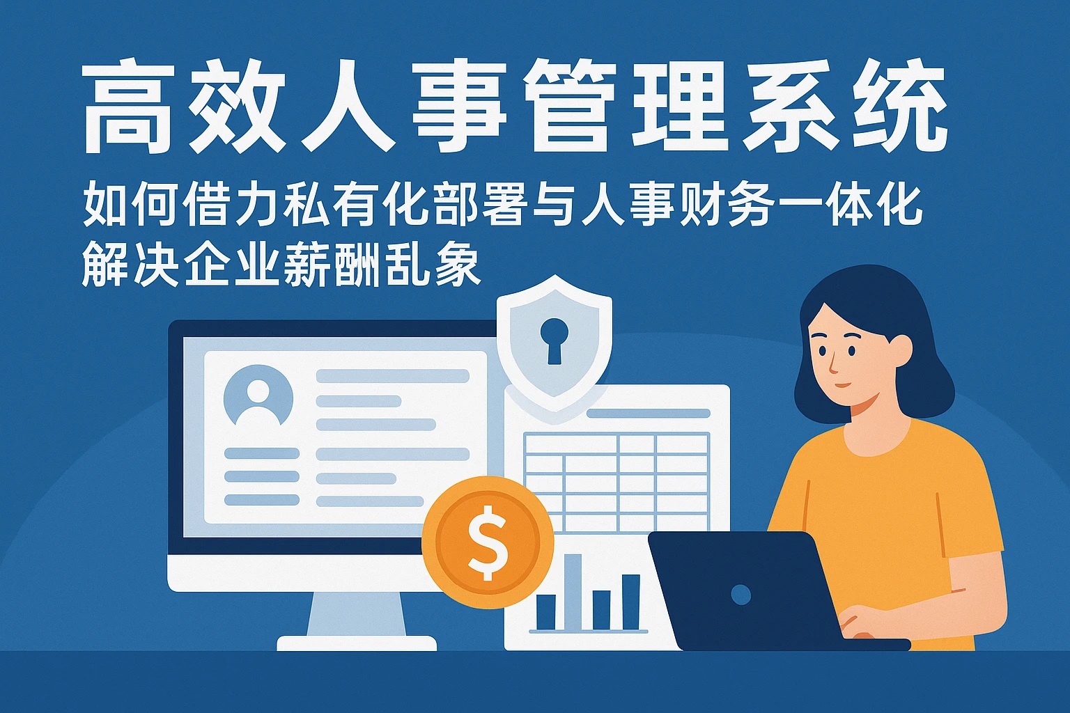 高效人事管理系统：如何借力私有化部署与人事财务一体化解决企业薪酬乱象