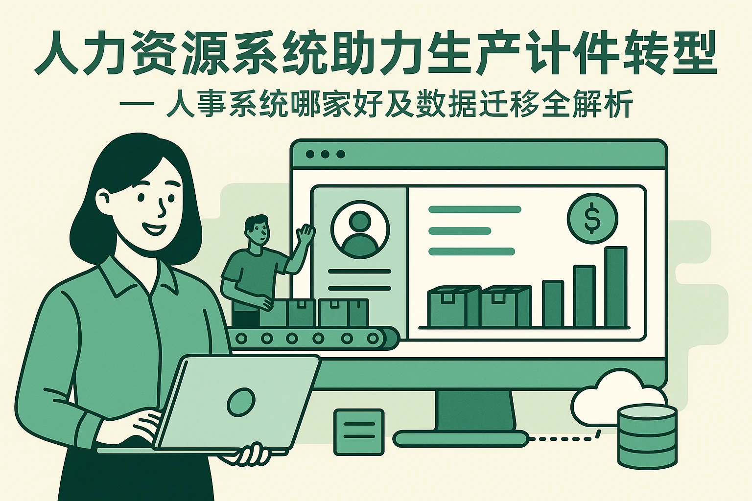 人力资源系统助力生产计件化转型 —— 人事系统哪家好及数据迁移全解析