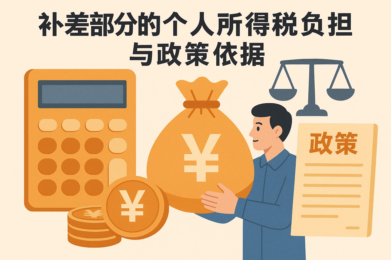 补差部分的个人所得税负担与政策依据