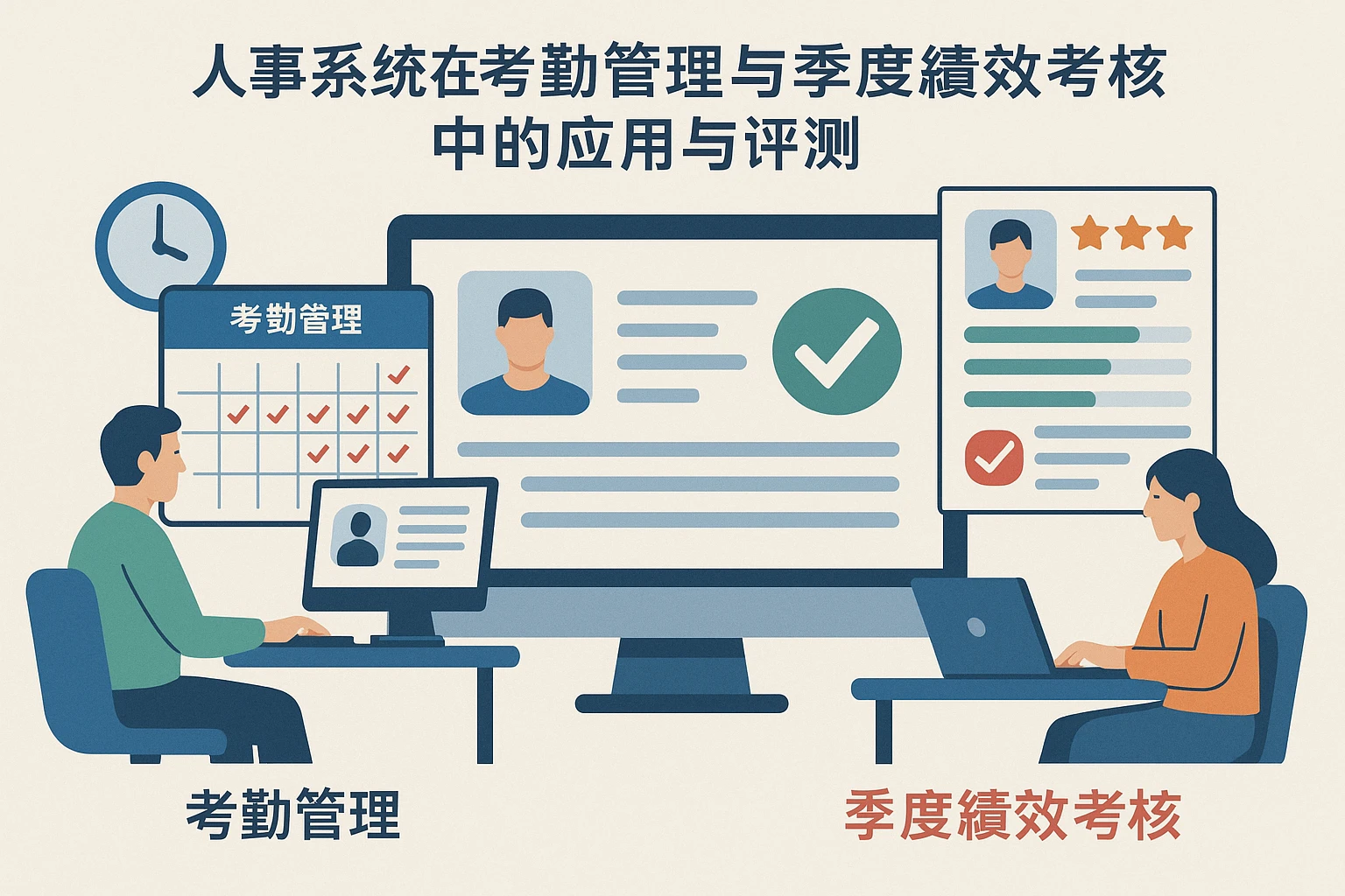 人事系统在考勤管理与季度绩效考核中的应用与评测