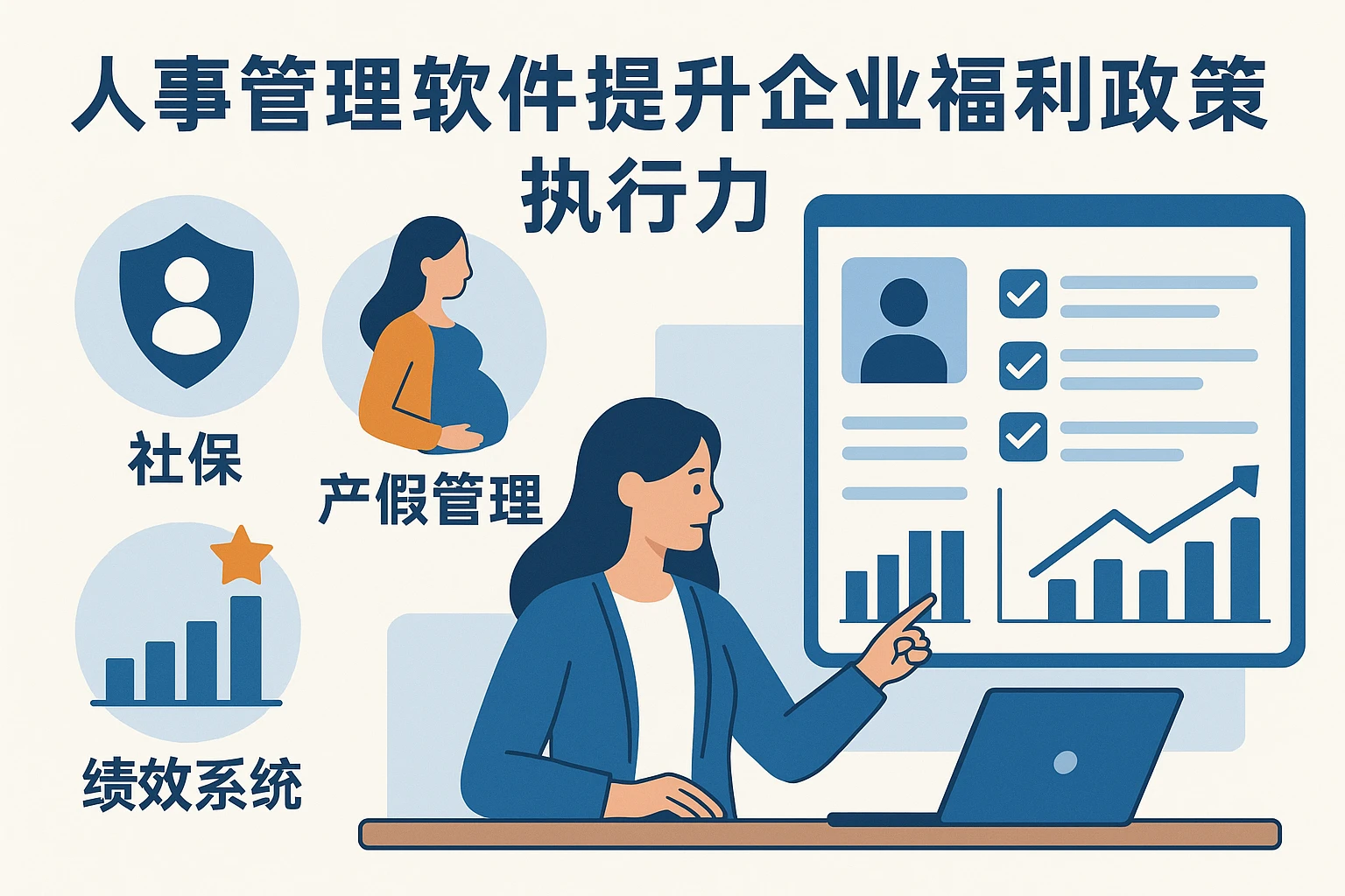 人事管理软件提升企业福利政策执行力——社保、产假管理与绩效系统全解析