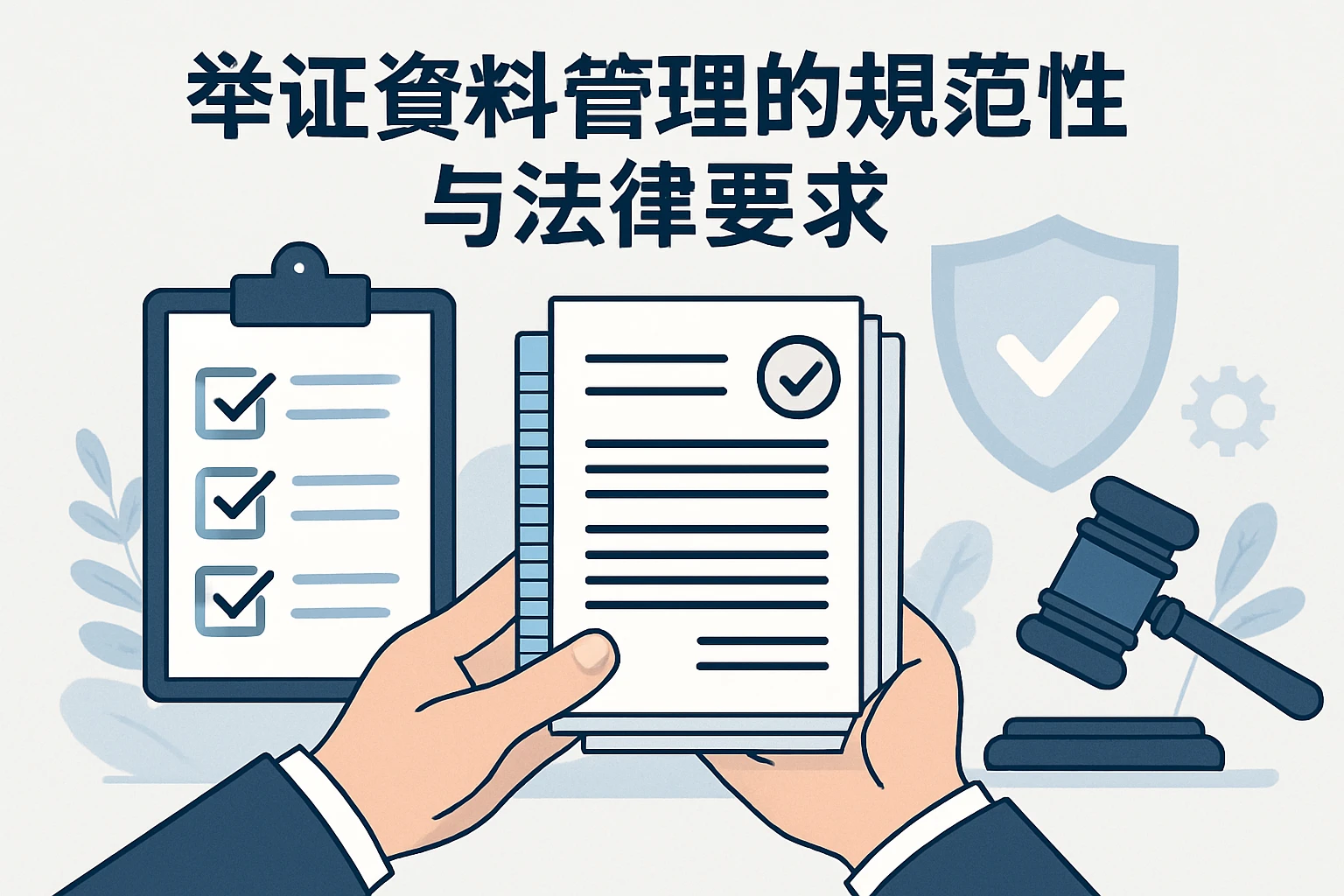 举证资料管理的规范性与法律要求