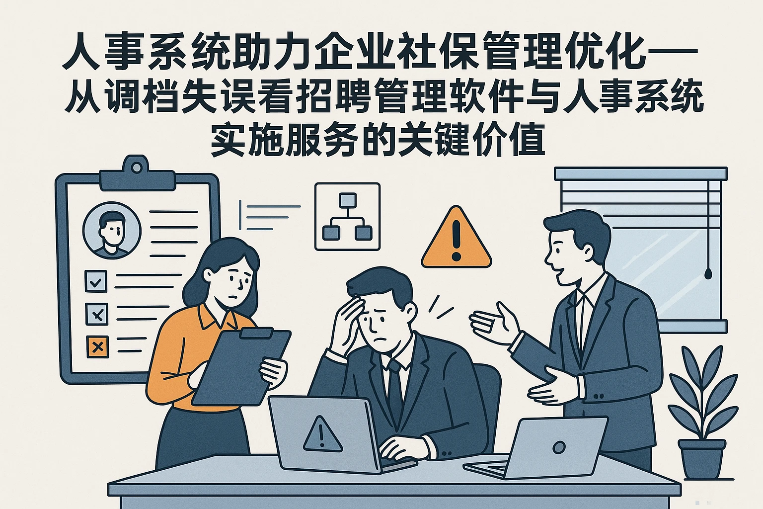 人事系统助力企业社保管理优化——从调档失误看招聘管理软件与人事系统实施服务的关键价值
