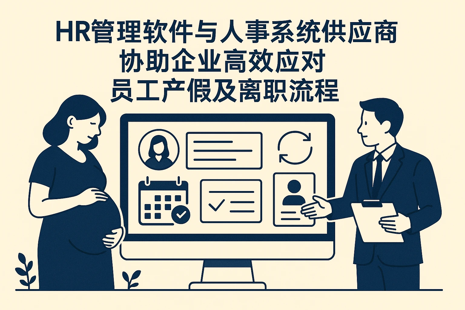 HR管理软件与人事系统供应商协助企业高效应对员工产假及离职流程