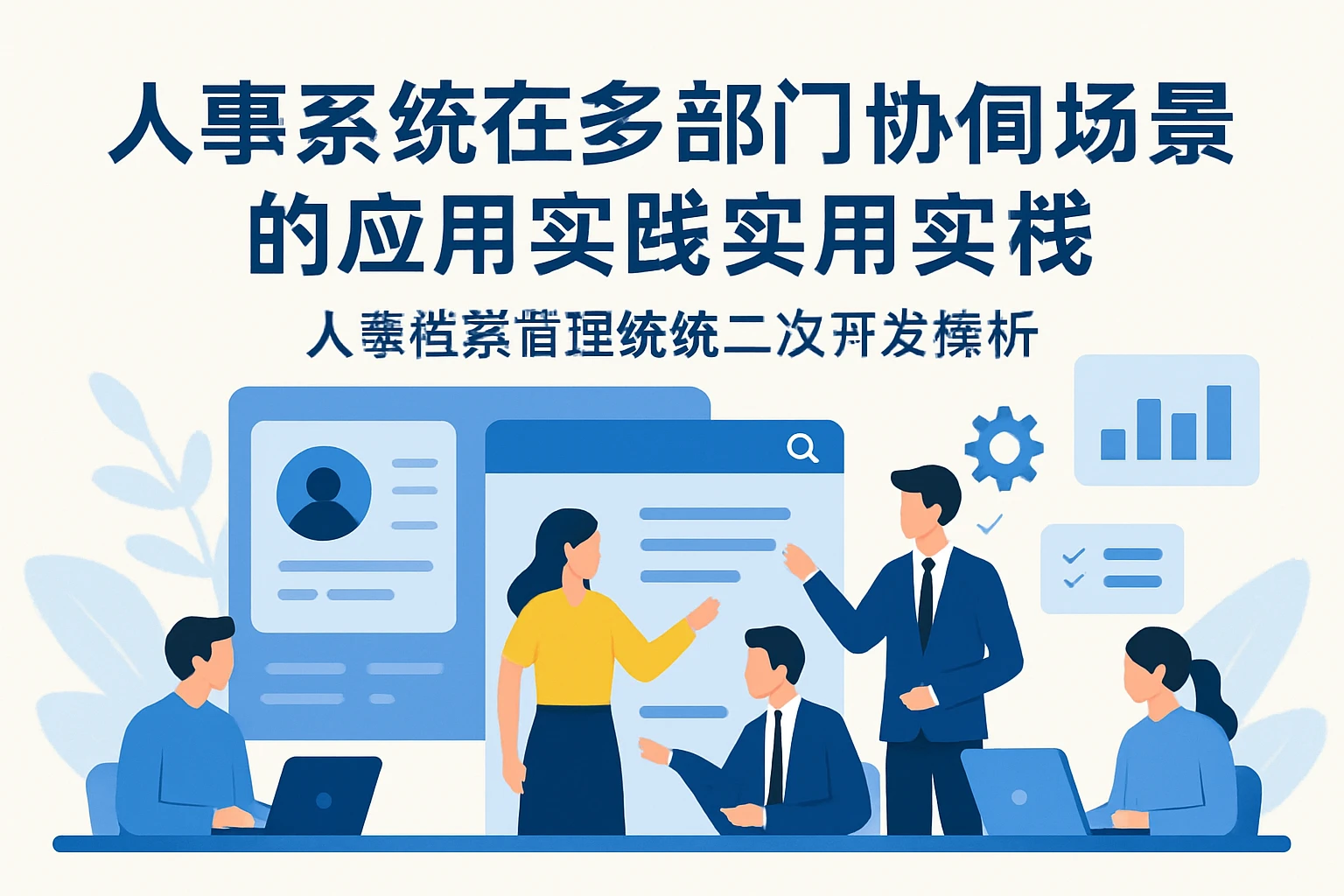 人事系统在多部门协同场景下的应用实践与人事档案管理系统二次开发探析