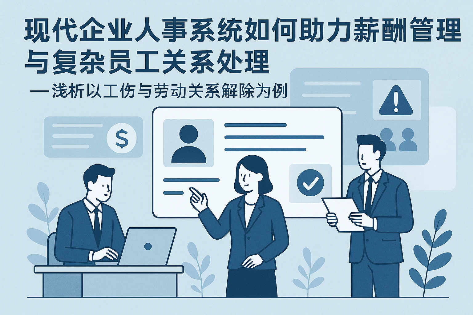 现代企业人事系统如何助力薪酬管理与复杂员工关系处理——浅析以工伤与劳动关系解除为例