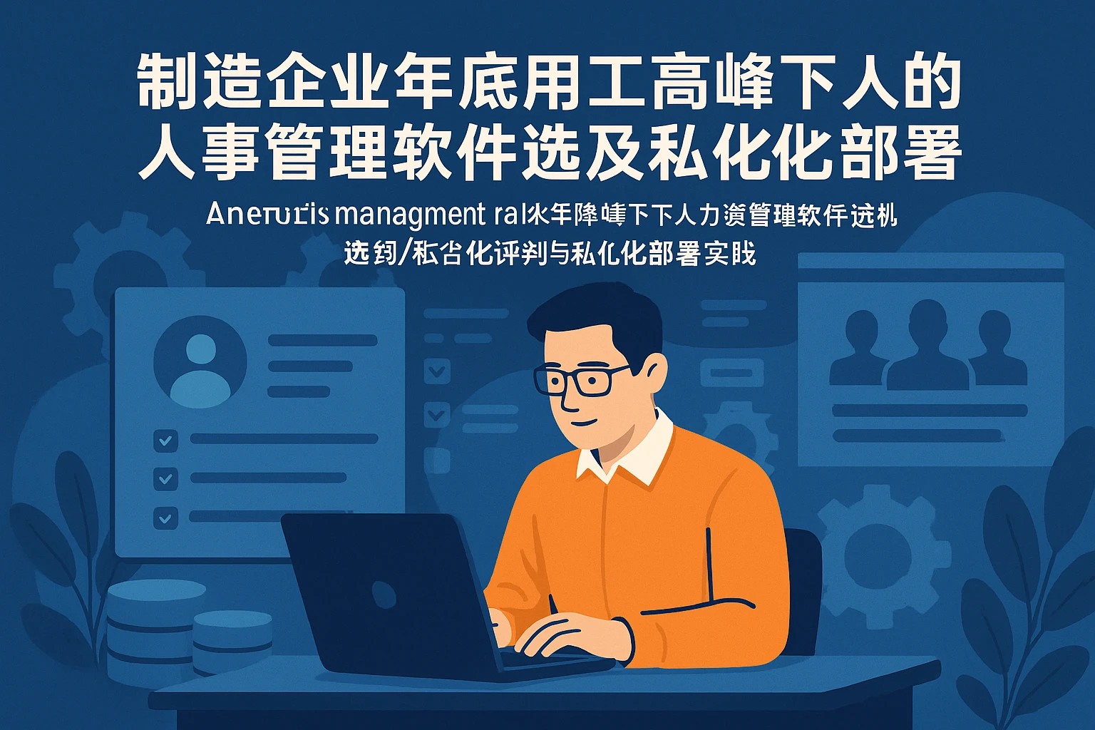 制造企业年底用工高峰下的人事管理软件选型与私有化部署实践