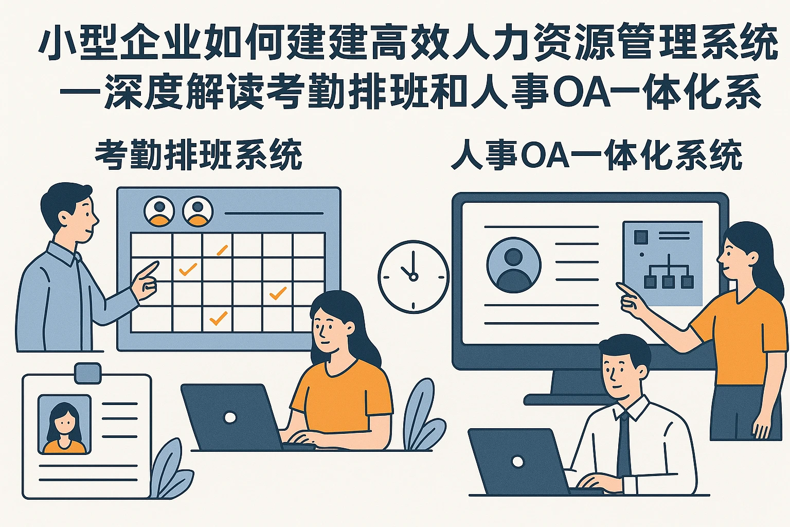 小型企业如何搭建高效人力资源管理系统——深度解读考勤排班系统与人事OA一体化系统