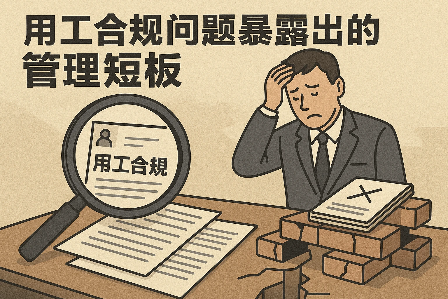 用工合规问题暴露出的管理短板