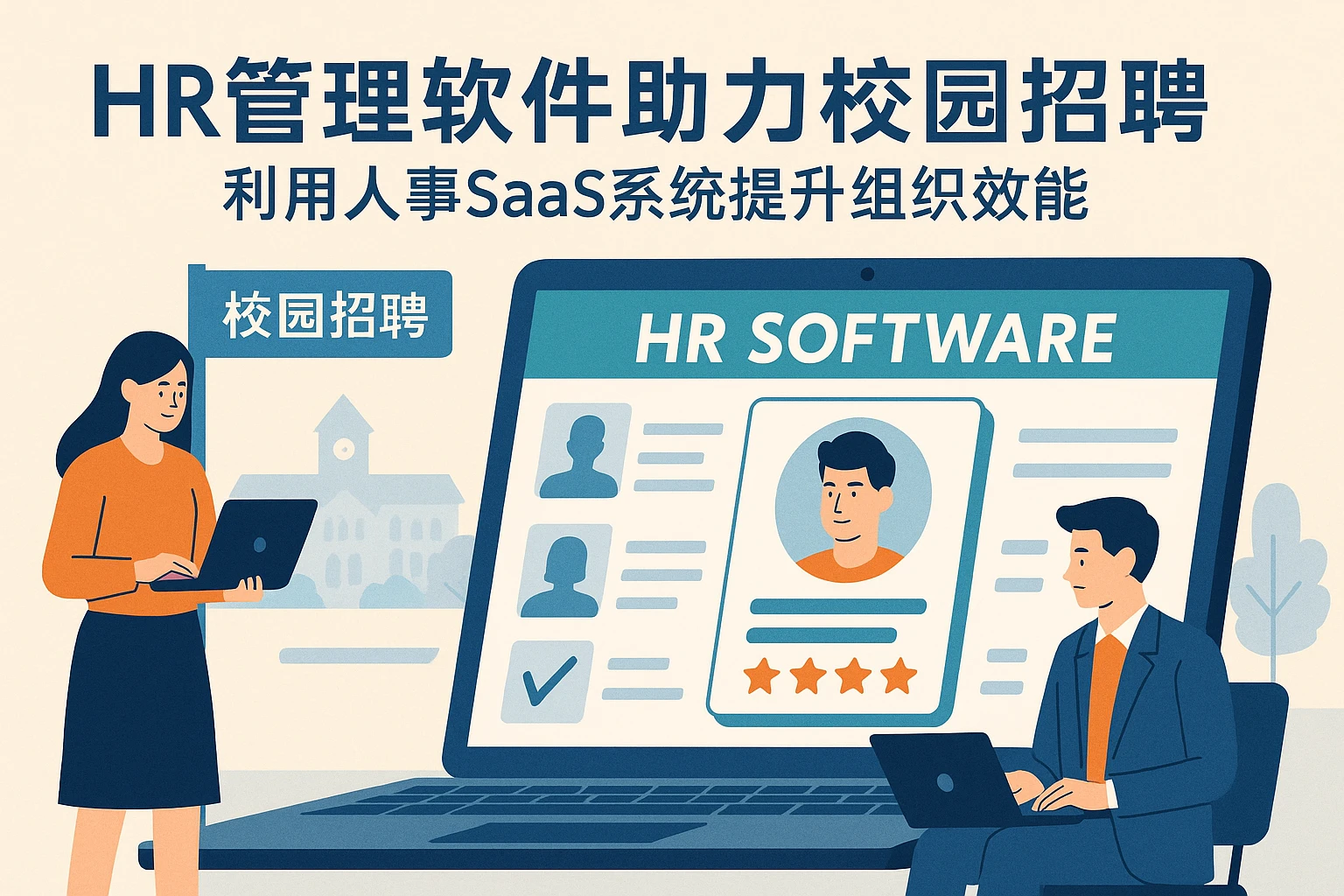 HR管理软件助力校园招聘：利用人事SaaS系统提升组织效能