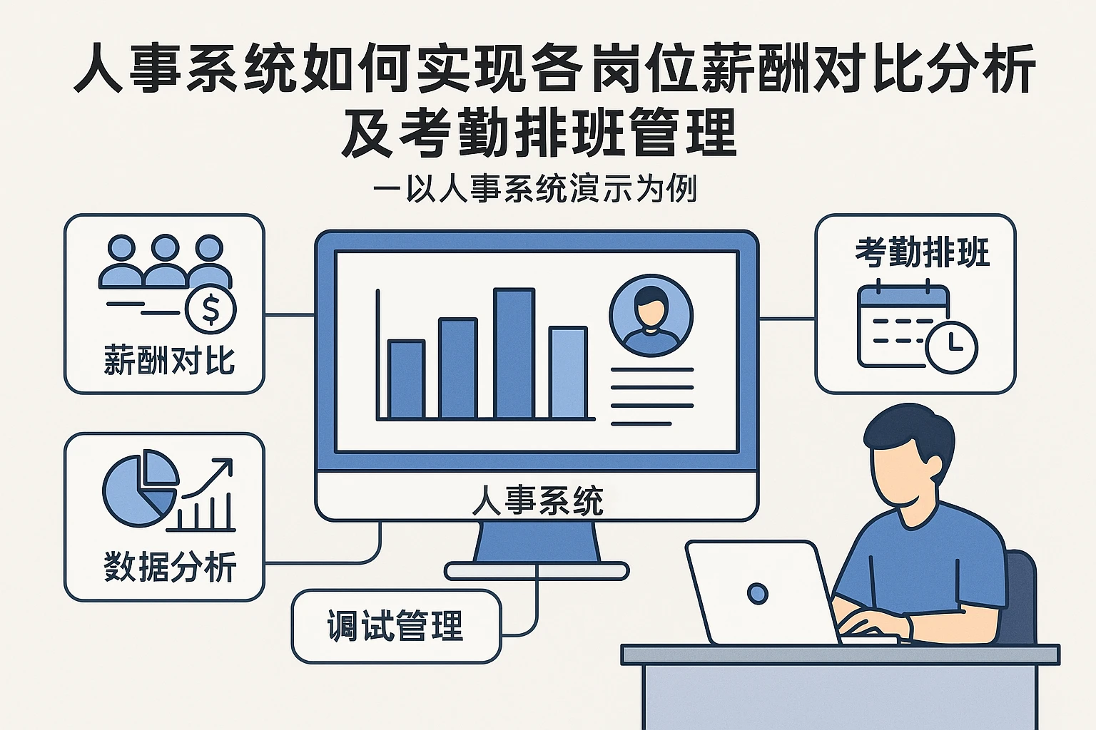 人事系统如何实现各岗位薪酬对比分析及考勤排班管理——以人事系统演示为例