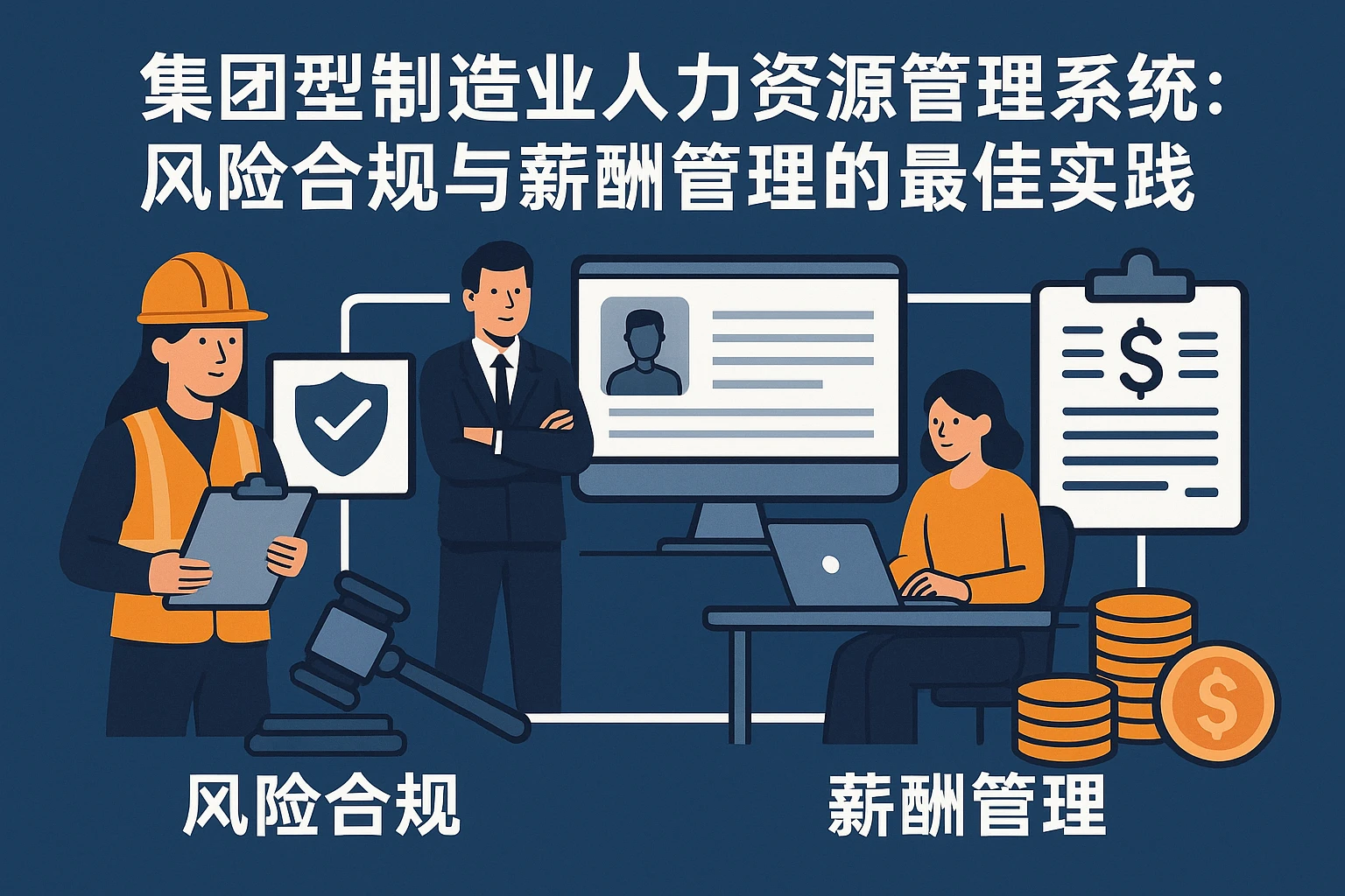 集团型制造业人力资源管理系统：风险合规与薪酬管理的最佳实践