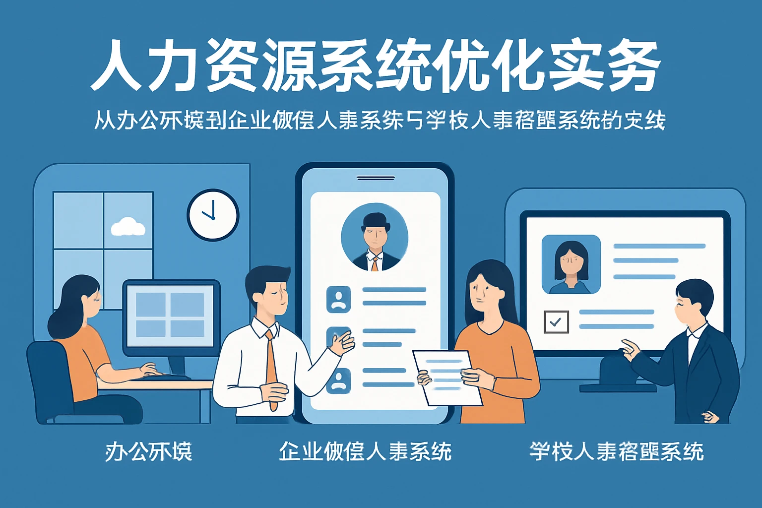 人力资源系统优化实务：从办公环境到企业微信人事系统与学校人事管理系统的实践