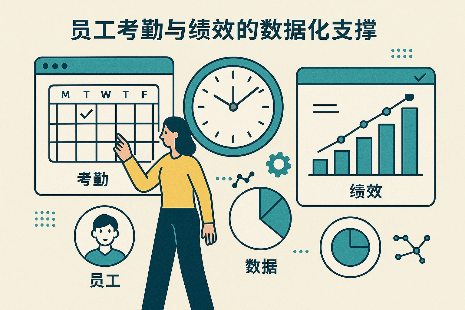员工考勤与绩效的数据化支撑